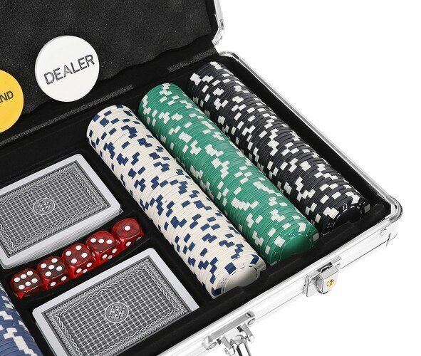 Pokeri - 300 pelimerkkiä HQ-matkalaukussa hinta ja tiedot | Korttipelit, pokeri | hobbyhall.fi