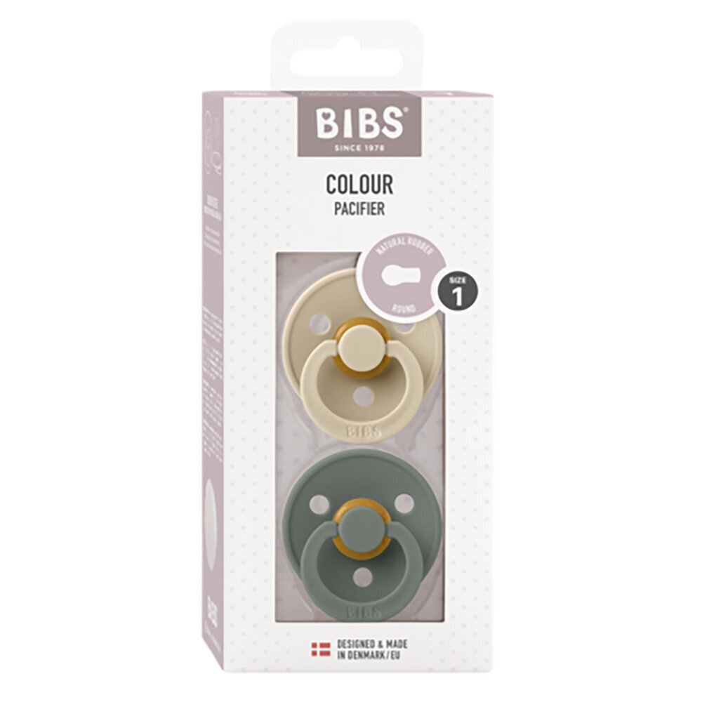 Tutti Bibs Color, 6-18 kk, 2 kpl (Vanilla/ Pine) hinta ja tiedot | Tutit | hobbyhall.fi