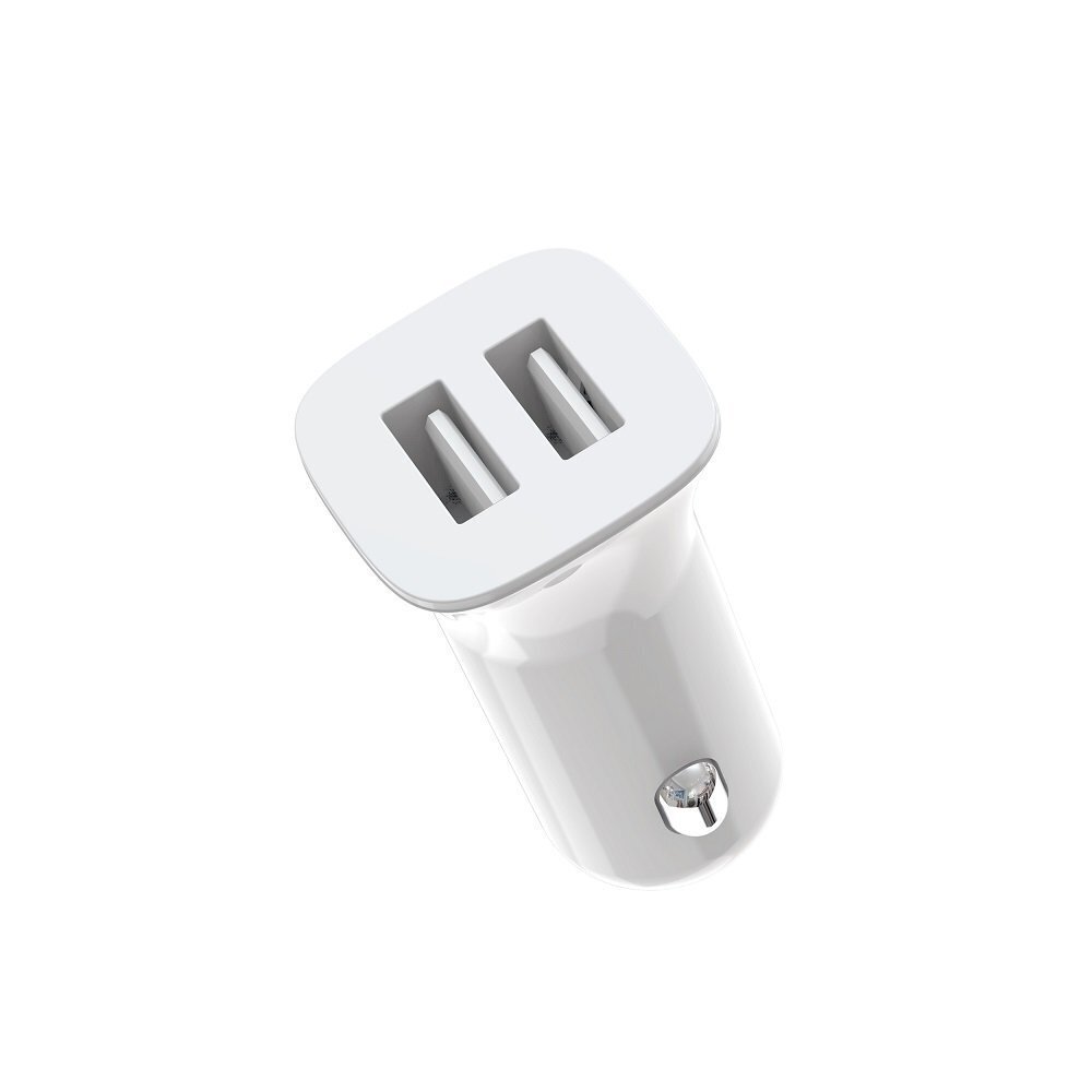 XO TZ10 Car charger 2x USB 2.4A + USB-C cable hinta ja tiedot | Puhelimen laturit | hobbyhall.fi