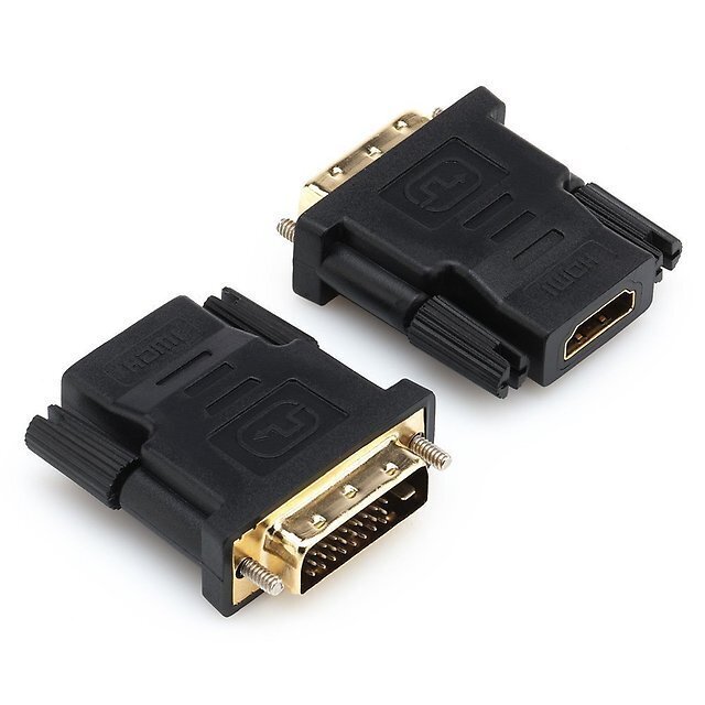 RoGer Adapter DVI to HDMI / 1440p / 24+1pin hinta ja tiedot | Adapterit | hobbyhall.fi