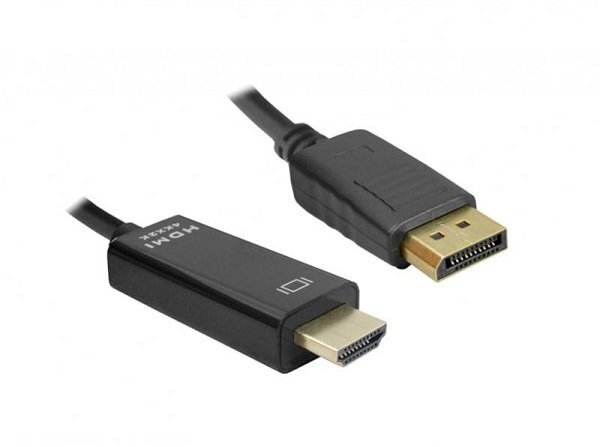 Lamex LXHD791 Cable HDMI-DISPLAYPORT 1.8 m / 4K hinta ja tiedot | Kaapelit ja adapterit | hobbyhall.fi