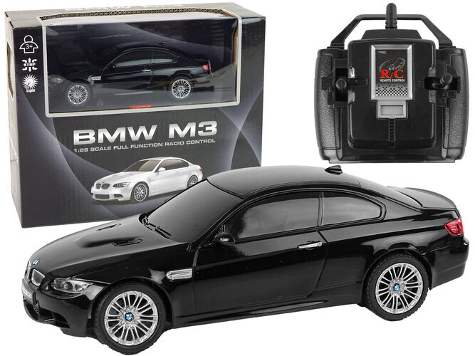 BMW M3 auto kauko-ohjaimella, musta hinta ja tiedot | Poikien lelut | hobbyhall.fi