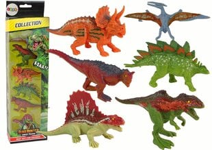 Dinosaurusfiguurisetti, 6 kpl hinta ja tiedot | Poikien lelut | hobbyhall.fi