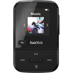 Sandisk CLIP SPORT GO 16GB, musta hinta ja tiedot | MP3-soittimet, MP4-soittimet | hobbyhall.fi