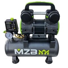 Ilmakompressori MZB 9l 200L/min öljytön hinta ja tiedot | Kompressorit | hobbyhall.fi