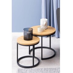 Sohvapöydät SPIRO D45xH40cm, luonnonmukaiset hinta ja tiedot | Sohvapöydät | hobbyhall.fi