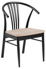 I York -tuolit, 2 kpl, musta hinta ja tiedot | Ruokapöydän tuolit | hobbyhall.fi