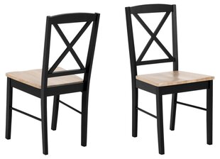 Elvira-tuolisetti, 2 kpl, musta hinta ja tiedot | Ruokapöydän tuolit | hobbyhall.fi