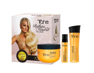 TAHE Botanic Acabado Keratin Gold hiustenhoitosetti hinta ja tiedot | Shampoot | hobbyhall.fi