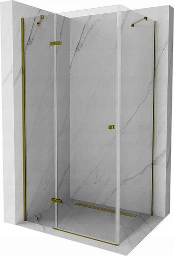 Mexen Roma suihkukaappi, Gold, 120 x 100 cm hinta ja tiedot | Suihkukaapit ja suihkunurkat | hobbyhall.fi