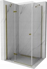 Mexen Roma suihkukaappi, Gold, 110 x 80 cm hinta ja tiedot | Suihkukaapit ja suihkunurkat | hobbyhall.fi