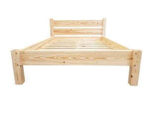 Massiivipuinen sänky 006 90x200 luonnonväri hinta ja tiedot | Sängyt | hobbyhall.fi