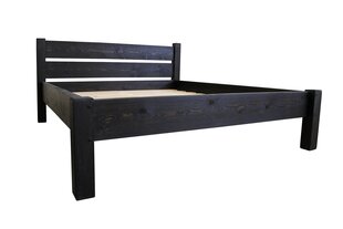 Massiivipuinen sänky 006 140x200 musta hinta ja tiedot | MSL wooden furniture Huonekalut ja sisustus | hobbyhall.fi