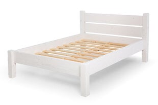 Massiivipuinen sänky 006 100x200 valkoinen hinta ja tiedot | MSL wooden furniture Huonekalut ja sisustus | hobbyhall.fi