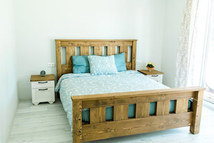 Massiivipuinen sänky Georg 160x200 tummanruskea hinta ja tiedot | MSL wooden furniture Huonekalut ja sisustus | hobbyhall.fi