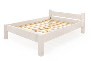 Massiivipuinen sänky 001 80x200 valkoinen hinta ja tiedot | Sängyt | hobbyhall.fi