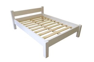 Massiivipuinen sänky 001 100x200 valkoinen hinta ja tiedot | MSL wooden furniture Huonekalut ja sisustus | hobbyhall.fi