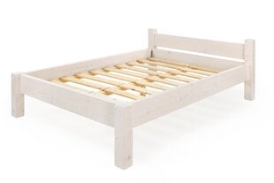 Massiivipuinen sänky 001 100x200 valkoinen hinta ja tiedot | Sängyt | hobbyhall.fi