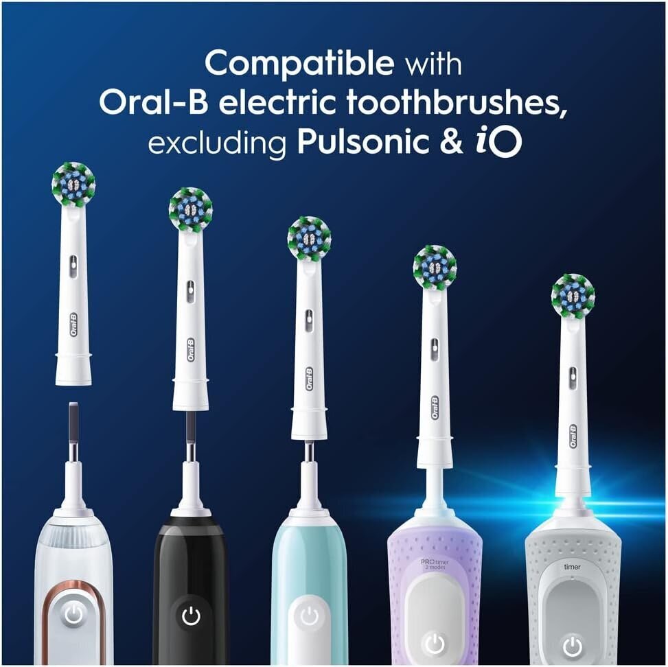 Oral-B Pro Cross Action Electric Toothbrush Head hinta ja tiedot | Sähköhammasharjan vaihtoharjat | hobbyhall.fi