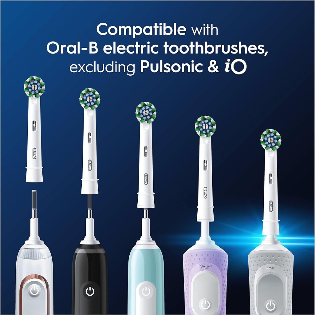 Oral-B Pro Cross Action Electric Toothbrush Head hinta ja tiedot | Sähköhammasharjan vaihtoharjat | hobbyhall.fi