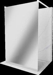Suihkuseinä Mexen Kioto, valkoinen, peilattu, 110 x 200 cm hinta ja tiedot | Suihkuseinät ja -ovet | hobbyhall.fi