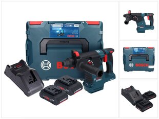 Bosch GBH 18V-24 C Professional akkuporakone 18 V 2,4 J SDS plus + 2x ProCORE akku 4,0 Ah + laturi + L-BOXX hinta ja tiedot | Iskuporakoneet | hobbyhall.fi