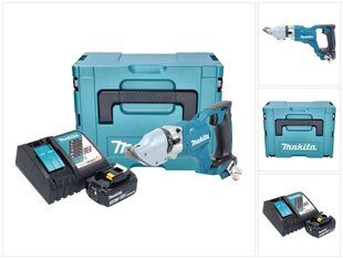 Makita DJS 200 RF1J Akkuleikkuri 18 V 2,0 mm + 1x akku 3,0 Ah + laturi + Makpac hinta ja tiedot | Sahat ja sirkkelit | hobbyhall.fi