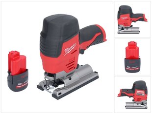 Milwaukee M12 BJS-251 Akkusaha 12 V + 1x akku 2,5 Ah - ilman laturia hinta ja tiedot | Sahat ja sirkkelit | hobbyhall.fi