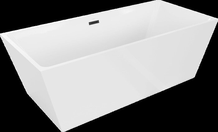 Kylpyamme Mexen Lita, 170 x 75 cm, valkoinen+musta hinta ja tiedot | Kylpyammeet | hobbyhall.fi
