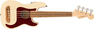 Elektroakustinen bassoukulele Fender Fullerton Precision Olympic White hinta ja tiedot | Kitarat | hobbyhall.fi