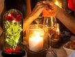 Ikuinen ruusu lasissa LED-valolla, punainen hinta ja tiedot | Kestoruusut | hobbyhall.fi