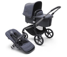 Bugaboo Fox 5 complete universaalit rattaat, Graphite/Stormy Blue hinta ja tiedot | Vaunut ja rattaat | hobbyhall.fi