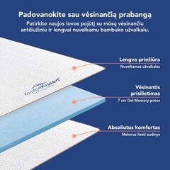 Geelivaahto Bambu petauspatja 180x200 cm hinta ja tiedot | MKS Huonekalut ja sisustus | hobbyhall.fi