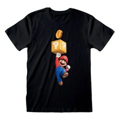 Super Mario Bros T-paita Mario Coin, Koko L, 202843 hinta ja tiedot | Poikien paidat | hobbyhall.fi