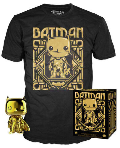 Figuuri Funko POP! DC Batman Exclusive Pack With T-Shirt