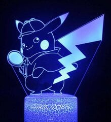 Lamppu 3D Led Pokemon hinta ja tiedot | Sisustustuotteet | hobbyhall.fi
