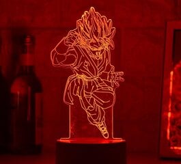 Lamppu 3D Led Dragon Ball Z hinta ja tiedot | Sisustustuotteet | hobbyhall.fi