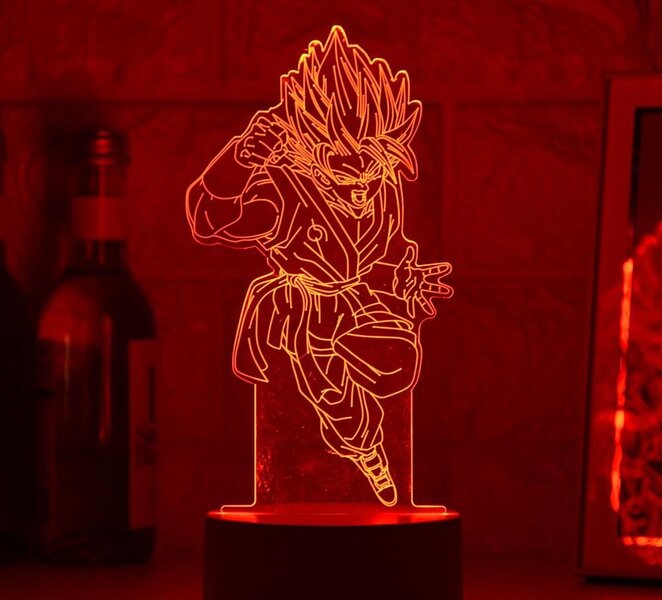 Lamppu 3D Led Dragon Ball Z