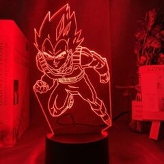 Lamppu 3D Led Dragon Ball Z hinta ja tiedot | Sisustustuotteet | hobbyhall.fi