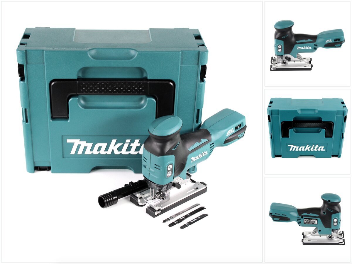 Makita DJV 181 ZJ akkupistosaha 18V Harjaton Solo + Makpac - ilman akkua, ilman laturia hinta ja tiedot | Sahat ja sirkkelit | hobbyhall.fi