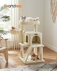 Kissan Raapimispuu 96cm, beige hinta ja tiedot | Raapimispuut ja kiipeilypuut | hobbyhall.fi