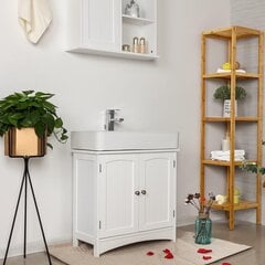 Kylpyhuoneen pesuallaskaappi hinta ja tiedot | Kylpyhuonekaapit | hobbyhall.fi