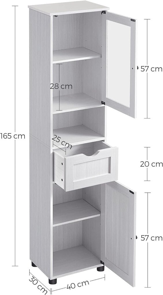 Kylpyhuoneen kaappi hinta ja tiedot | Kylpyhuonekaapit | hobbyhall.fi