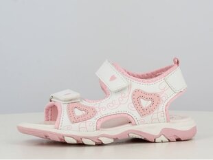 Happy Bee Lasten sandaalit 866190 01, valkoinen/roosa hinta ja tiedot | Lasten sandaalit | hobbyhall.fi