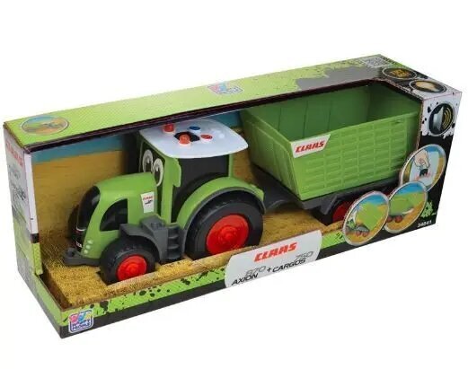 *FARMA Traktori Claas, 28 cm, ompeleella, stw,12m+ hinta ja tiedot | Poikien lelut | hobbyhall.fi