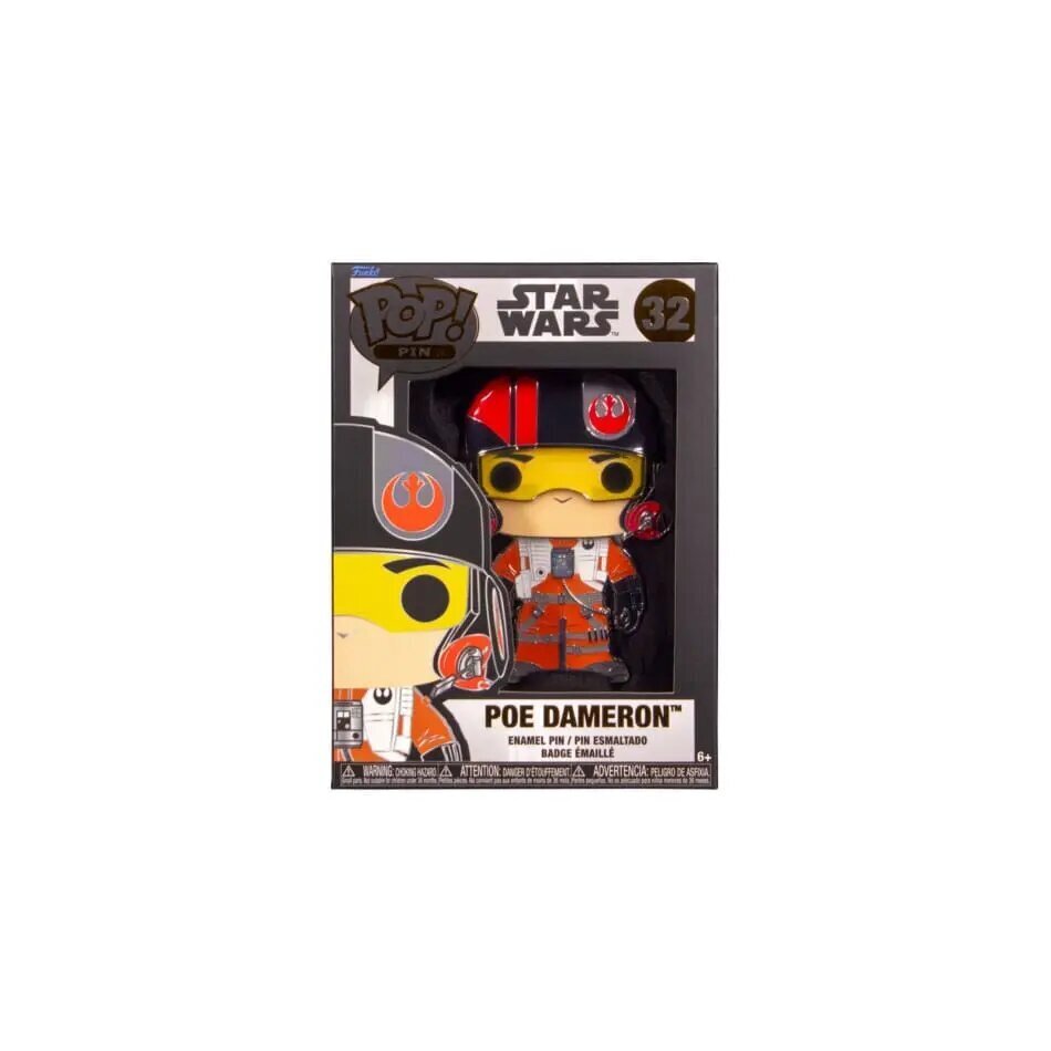 Tähtien sota POP! Emalipinssi Poe Dameron 10 cm hinta ja tiedot | Koristeet ja tarrat | hobbyhall.fi