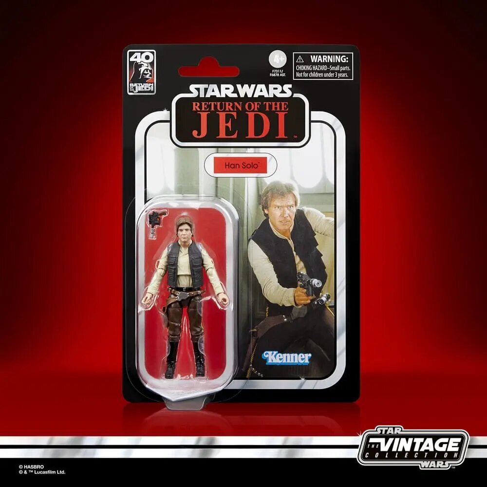 Tähtien sota Episodi VI 40th Anniversary Vintage Collection Toimintahahmo Han Solo 10 cm hinta ja tiedot | Poikien lelut | hobbyhall.fi