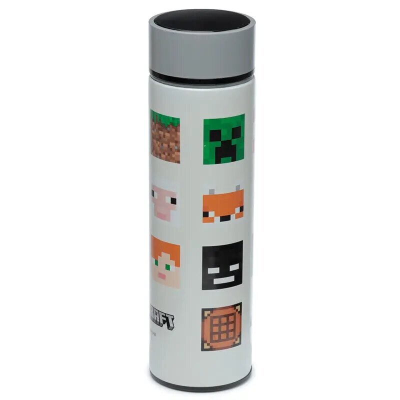 Minecraft termos ruostumattomasta teräksestä valmistettu pullo lämpömittari 450ml hinta ja tiedot | Termoskannut ja termosmukit | hobbyhall.fi