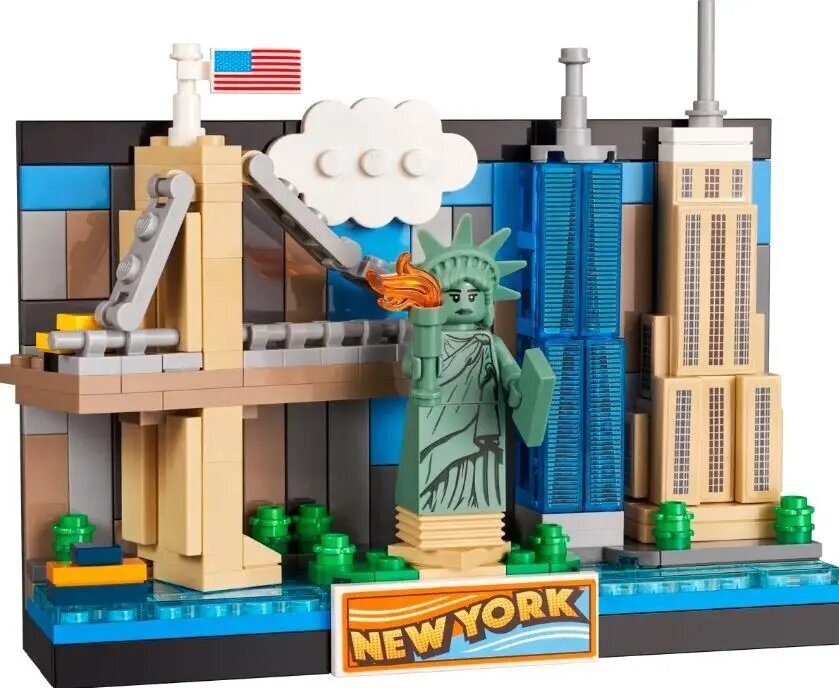 Building Blocks 40519 Postikortti New Yorkista hinta ja tiedot | LEGOT ja rakennuslelut | hobbyhall.fi