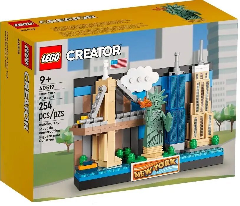 Building Blocks 40519 Postikortti New Yorkista hinta ja tiedot | LEGOT ja rakennuslelut | hobbyhall.fi
